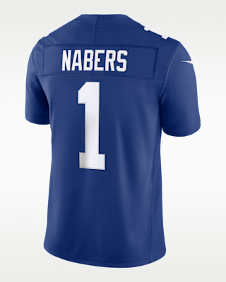 Jaxson Dart New York Giants Men's Nike Dri-FIT NFL Stitched